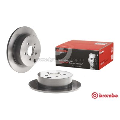 BREMBO 08.C661.11 Диск задний для SUBARU Impreza I Forester I XV I 274x10mm BREMBO 08.C661.11 Диск задний для SUBARU Impreza I Forester I XV I 274x10mm