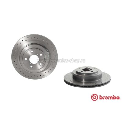 BREMBO 09.B041.1X Тормозной диск Xtra задний для SUBARU Impreza WRX I Legacy I Outback I 290x18mm BREMBO 09.B041.1X Тормозной диск Xtra задний для SUBARU Impreza WRX I Legacy I Outback I 290x18mm