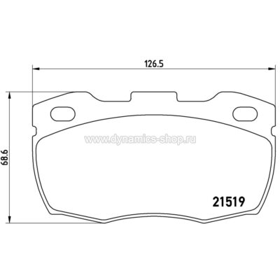 BREMBO P 44 015 Колодки передние для LAND ROVER Defender BREMBO P 44 015 Колодки передние для LAND ROVER Defender