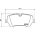 BREMBO P 44 021 Pads rear for LAND ROVER Defender Station Wagon I Discovery I Range Rover BREMBO P 44 021 Pads rear for LAND ROVER Defender Station Wagon I Discovery I Range Rover