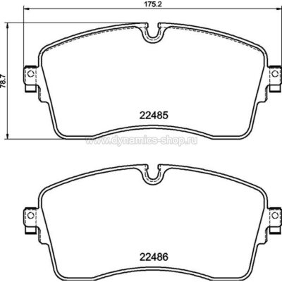 BREMBO P 44 028 Колодки передние для LAND ROVER Defender Station Wagon I Discovery Sport I Range Rover Evoque BREMBO P 44 028 Колодки передние для LAND ROVER Defender Station Wagon I Discovery Sport I Range Rover Evoque