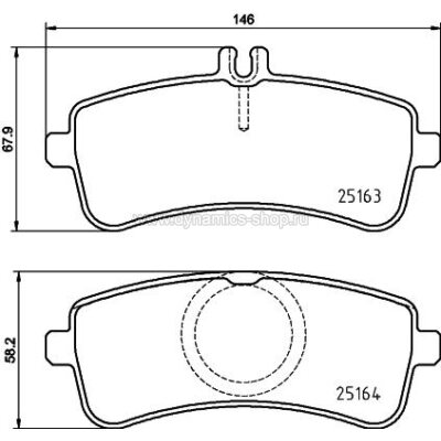 BREMBO P 50 132 Колодки задние для MERCEDES AMG GT I C-Класс I S-Класс I SL BREMBO P 50 132 Колодки задние для MERCEDES AMG GT I C-Класс I S-Класс I SL