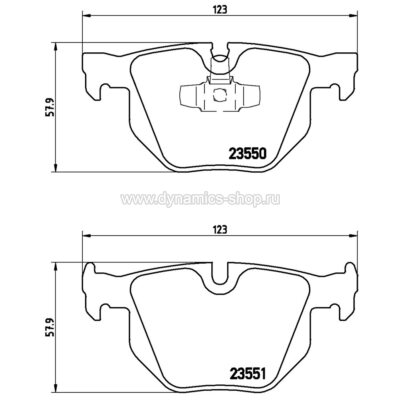 BREMBO P 06 039 Колодки задние для BMW 3 серии I X1 BREMBO P 06 039 Колодки задние для BMW 3 серии I X1
