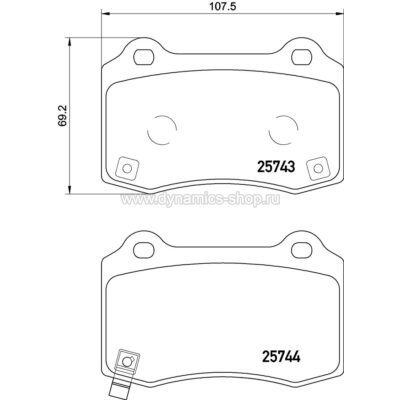 BREMBO P 30 074 Колодки задние для JEEP Grand Cherokee I SRT8, HYUNDAI Genesis Coupe, TESLA Model S I X BREMBO P 30 074 Колодки задние для JEEP Grand Cherokee I SRT8, HYUNDAI Genesis Coupe, TESLA Model S I X