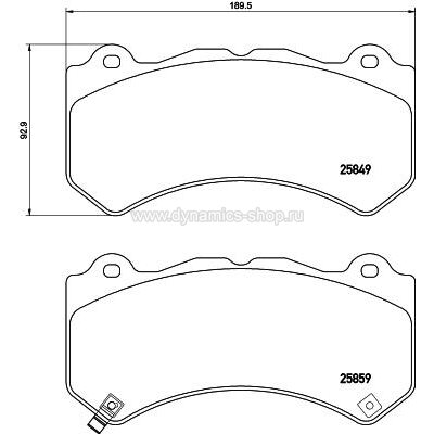 BREMBO P 37 018 Колодки передние для CHEVROLET Camaro, JEEP Grand Cherokee SRT8 BREMBO P 37 018 Колодки передние для CHEVROLET Camaro, JEEP Grand Cherokee SRT8