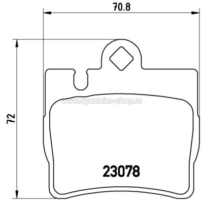 BREMBO P 50 042 Тормозные колодки задние для MERCEDES C-Class I S320 I S430 I S500L I S600L I S55 AMG I S55L AMG BREMBO P 50 042 Тормозные колодки задние для MERCEDES C-Class I S320 I S430 I S500L I S600L I S55 AMG I S55L AMG