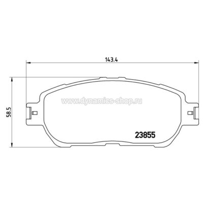 BREMBO P 83 105 Тормозные колодки передние для TOYOTA Alphard I Avalon I Camry I Sienna I Solara, LEXUS ES BREMBO P 83 105 Тормозные колодки передние для TOYOTA Alphard I Avalon I Camry I Sienna I Solara, LEXUS ES