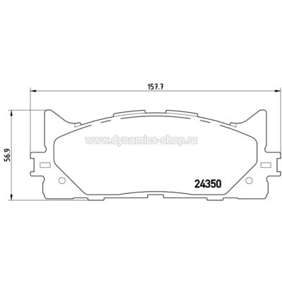 BREMBO P 83 117 Тормозные колодки передние для TOYOTA Camry I Avalon, LEXUS ES BREMBO P 83 117 Тормозные колодки передние для TOYOTA Camry I Avalon, LEXUS ES