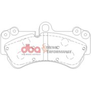 DBA DB1676XP Колодки I XP передние для PORSCHE Cayenne, MERCEDES G-Класс, VOLKSWAGEN Touareg