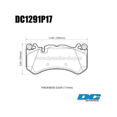 DC BRAKES DC1291P17 Pads Street STR.S+ front for AUDI RS6 I MERCEDES C63 AMG I AMG GT DC BRAKES DC1291P17 Pads Street STR.S+ front for AUDI RS6 I MERCEDES C63 AMG I AMG GT