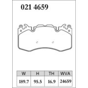 DIXCEL P-021 4659 Колодки Premium type передние для LAND ROVER Discovery I Defender I Range Rover