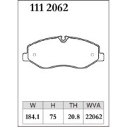 DIXCEL P-111 2062 Колодки Premium type передние для MERCEDES eVITO Van I Marco Polo I V-Класс I Vito