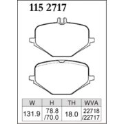 DIXCEL M-115 2717 Колодки M type задние для MERCEDES G-Класс I GLE (V167) I GLE Coupe (C167) AMG