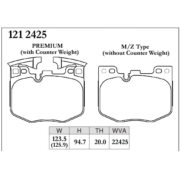 DIXCEL ES-121 2425 Колодки Extra Speed передние для TOYOTA Supra スープラA90 I DB42(RZ) I 3.0L, BMW 3 серии I 5 серии