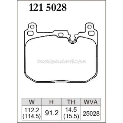 DIXCEL Z-121 5028 Колодки Z type передние для BMW 2 серии Gran Coupe (F44), MINI (F56) John Cooper Works GP DIXCEL Z-121 5028 Колодки Z type передние для BMW 2 серии Gran Coupe (F44), MINI (F56) John Cooper Works GP