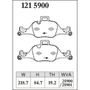 DIXCEL P-121 5900 Колодки Premium type передние для BMW 3 серии I 4 серии Convertible I X3 I X4 I X5 I X6