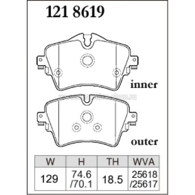 DIXCEL P-121 8619 Колодки Premium type передние для BMW 1 серии I 2 серии I X1 I X2 I X3 I Z4 Roadster, MINI Clubman DIXCEL P-121 8619 Колодки Premium type передние для BMW 1 серии I 2 серии I X1 I X2 I X3 I Z4 Roadster, MINI Clubman
