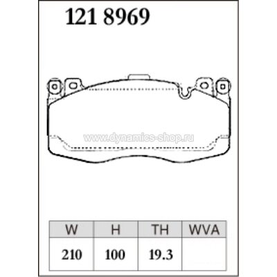 DIXCEL M-121 8969 Колодки M type передние для BMW X5 M (F85) I X6 M (F86) DIXCEL M-121 8969 Колодки M type передние для BMW X5 M (F85) I X6 M (F86)