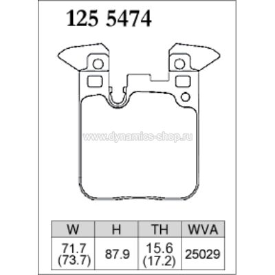 DIXCEL RE-125 5474 Pads RE type rear for BMW M2 I M3 I M4 DIXCEL RE-125 5474 Pads RE type rear for BMW M2 I M3 I M4