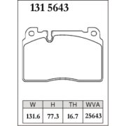 DIXCEL P-131 5643 Колодки Premium type передние для PORSCHE Macan, AUDI A6 I A7 Sportback I Q5
