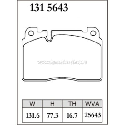 DIXCEL P-131 5643 Колодки Premium type передние для PORSCHE Macan, AUDI A6 I A7 Sportback I Q5 DIXCEL P-131 5643 Колодки Premium type передние для PORSCHE Macan, AUDI A6 I A7 Sportback I Q5