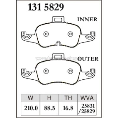 DIXCEL X-131 5829 Колодки X type передние для AUDI TT I TTS I TT Roadster DIXCEL X-131 5829 Колодки X type передние для AUDI TT I TTS I TT Roadster