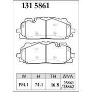 DIXCEL M-131 5861 Колодки M type передние для AUDI A4 I A5 I A6 I A7 Sportback I A8 I Q5 I Q7 I Q8, VOLKSWAGEN Touareg