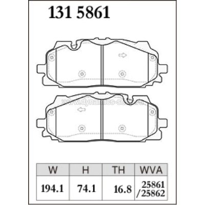 DIXCEL X-131 5861 Колодки X type передние для AUDI A4 I A5 I A6 I A7 Sportback I A8 I Q5 I Q7 I Q8, VOLKSWAGEN Touareg DIXCEL X-131 5861 Колодки X type передние для AUDI A4 I A5 I A6 I A7 Sportback I A8 I Q5 I Q7 I Q8, VOLKSWAGEN Touareg