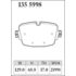 DIXCEL P-135 5998 Pads Premium type rear for AUDI A6 Allroad (C8) I A7 Sportback, BENTLEY Bentayga DIXCEL P-135 5998 Pads Premium type rear for AUDI A6 Allroad (C8) I A7 Sportback, BENTLEY Bentayga