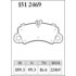 DIXCEL M-151 2469 Pads M type front for PORSCHE Cayenne (9YA) I Cayenne Coupe (9YB) I Macan (95B) DIXCEL M-151 2469 Pads M type front for PORSCHE Cayenne (9YA) I Cayenne Coupe (9YB) I Macan (95B)