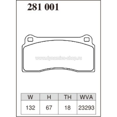 DIXCEL P-281 001 Колодки Premium type задние для BMW M2, AUDI R8, FERRARI F40 I F50, LAMBORGHINI Diablo DIXCEL P-281 001 Колодки Premium type задние для BMW M2, AUDI R8, FERRARI F40 I F50, LAMBORGHINI Diablo