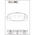 DIXCEL S-311 502 Pads S type front for TOYOTA HiAce ハイエース DIXCEL S-311 502 Pads S type front for TOYOTA HiAce ハイエース