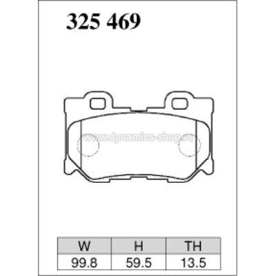 DIXCEL ES-325 469 Pads Extra Speed rear for NISSAN 370Z I Fuga I Skyline, INFINITI FX I G I M I Q50 I Q60 I Q70 I QX70 DIXCEL ES-325 469 Pads Extra Speed rear for NISSAN 370Z I Fuga I Skyline, INFINITI FX I G I M I Q50 I Q60 I Q70 I QX70