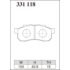 DIXCEL KP-331 118 Колодки KP type передние для HONDA Acty アクティ (HA1) I That'S ザッツ (JD1, JD2) DIXCEL KP-331 118 Колодки KP type передние для HONDA Acty アクティ (HA1) I That'S ザッツ (JD1, JD2)