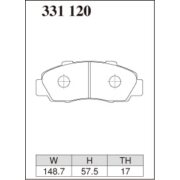 DIXCEL ES-331 120 Колодки Extra Speed передние для HONDA Accord I Civic I CR-V I Integra (DC2, DC5) I Legend