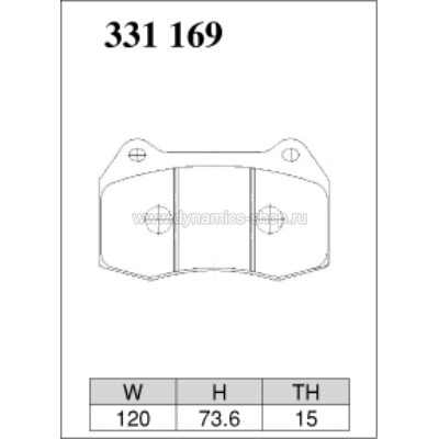 DIXCEL S-331 169 Колодки S type передние для HONDA Civic シビック Type R (FD2) 05/09~ DIXCEL S-331 169 Колодки S type передние для HONDA Civic シビック Type R (FD2) 05/09~