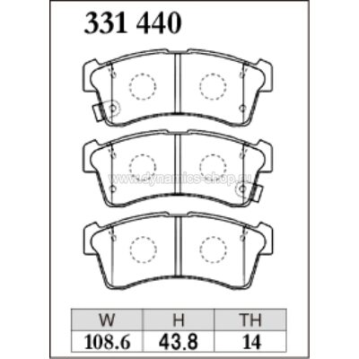DIXCEL KP-331 440 Pads KP type front for HONDA FIT フィット (GK3) I N-BOX I N-One I N-WGN DIXCEL KP-331 440 Pads KP type front for HONDA FIT フィット (GK3) I N-BOX I N-One I N-WGN