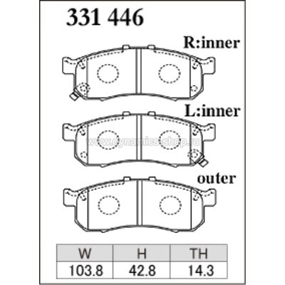 DIXCEL ES-331 446 Колодки Extra Speed передние для HONDA Acty I N-BOX I N-One I N-VAN DIXCEL ES-331 446 Колодки Extra Speed передние для HONDA Acty I N-BOX I N-One I N-VAN