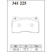 DIXCEL P-341 225 Колодки Premium type передние для MITSUBISHI Lancer Evolution EVO
