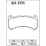DIXCEL EC-361 1591 Колодки Extra Cruise передние для SUBARU WRX STI (2017+) (VAF I VAB I GDB) RA-R I Legacy STI S402