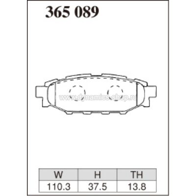 DIXCEL ES-365 089 Колодки Extra Speed задние для TOYOTA GT86, SUBARU Impreza WRX I Forester I Legacy I Outback I XV I BRZ DIXCEL ES-365 089 Колодки Extra Speed задние для TOYOTA GT86, SUBARU Impreza WRX I Forester I Legacy I Outback I XV I BRZ
