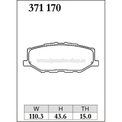 DIXCEL EC-371 170 Pads Extra Cruise front for SUZUKI Jimny ジムニー (JB64W) DIXCEL EC-371 170 Pads Extra Cruise front for SUZUKI Jimny ジムニー (JB64W)