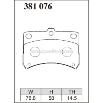 DIXCEL KP-381 076 Pads KP type front for SUBARU Sambar サンバー, TOYOTA Pixis Van, DAIHATSU Atrai DIXCEL KP-381 076 Pads KP type front for SUBARU Sambar サンバー, TOYOTA Pixis Van, DAIHATSU Atrai