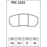 DIXCEL ES-991 3215 Колодки Extra Speed для суппортов AP RACING CP2279 I CP3215 I CP5200, PROMA 4POT