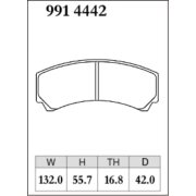 DIXCEL RE-991 4442 I 16.8mm Колодки RE type для AP RACING CP9444 I CP4219 I CP5219