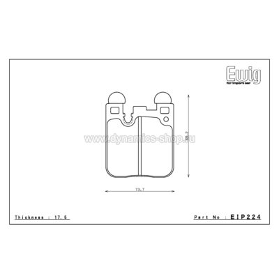 ENDLESS EIP224MXPL Тормозные колодки STREETxCIRCUIT задние для BMW ENDLESS EIP224MXPL Тормозные колодки STREETxCIRCUIT задние для BMW
