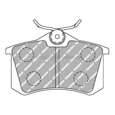 FERODO RACING FCP1491H Колодки DS2500 задние для RENAULT Megane RS I Clio RS, OPEL Crossland X, CITROEN C3 Aircross FERODO RACING FCP1491H Колодки DS2500 задние для RENAULT Megane RS I Clio RS, OPEL Crossland X, CITROEN C3 Aircross