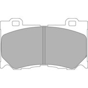 FERODO FCP4172H Колодки I DS2500 передние для NISSAN 370Z, INFINITI Type-S FX37 I QX70 I G I G Coupe I Q50 I Q60 I M56 I Q70