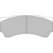 FERODO FRP3081H Колодки Racing DS Performance I DS2500 для ALCON Mono6 Caliper I CAR97