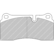 FERODO RACING FCP1281H Pads DS2500 rear for BMW M2 (F22) I M2 Competition (F87)